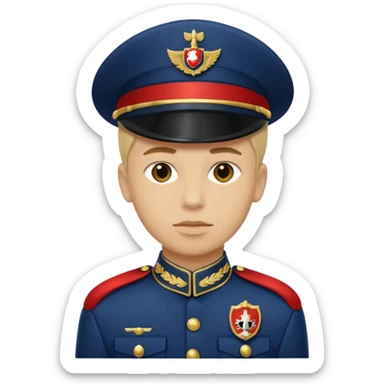 Creamele con la divisa da Carabiniere non da polizia  sticker