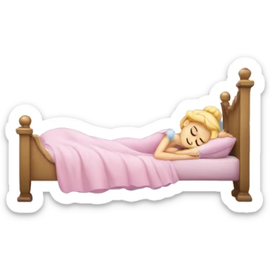 Cinderella sleep sticker