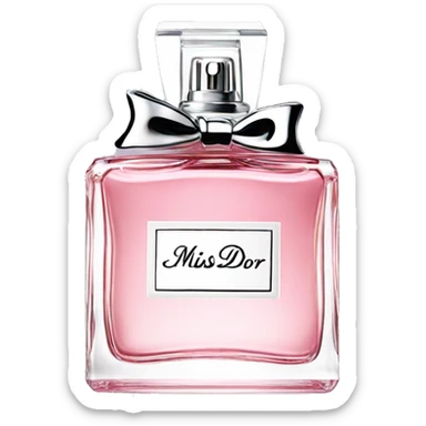 Miss Dior perfume sticker