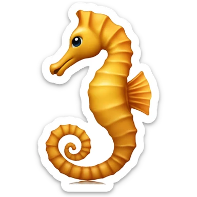 The Iphone seahorse sticker