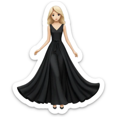 fashion silhouette sticker