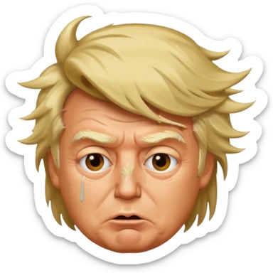 Drunk Donald trump sticker