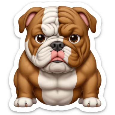 Bull dog sticker