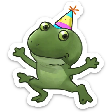 giggling and kicking feet sticker