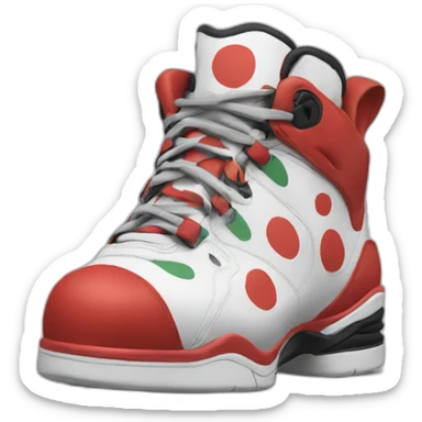Clown with Jordan shoes  sticker