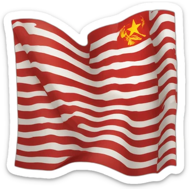 flag USSR sticker