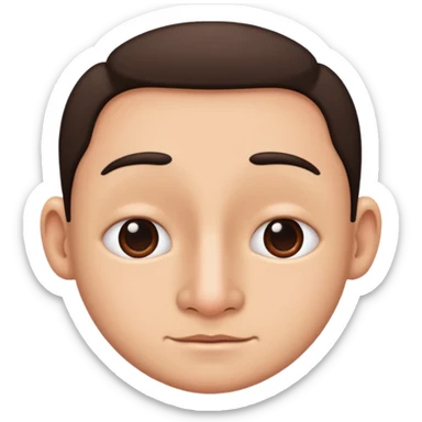 put a mole in its lower right nose sticker