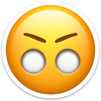 Emoji qui regarde croche sticker