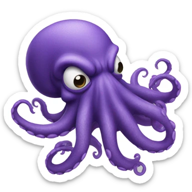 purple kraken sticker