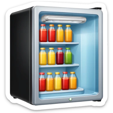 mini fridge sticker