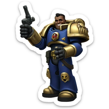 Warhammer 40k space marine Thumbs up sticker