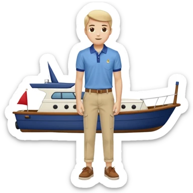 Make me a preppy aesthetic sticker