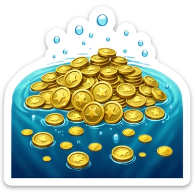 sunken treasure sticker