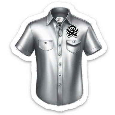chrome hearts brand shirt sticker
