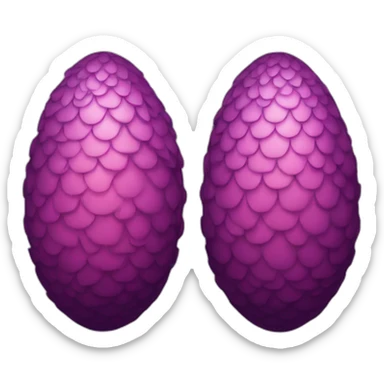 Dragon egg black sticker
