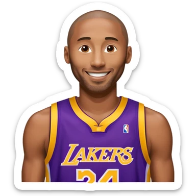 Kobe bryant jersey sticker
