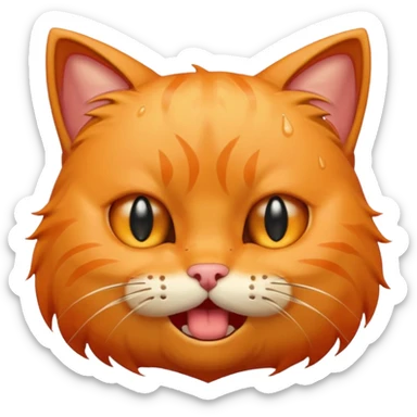 cat cat face smiling cat crying cat angry cat sticker