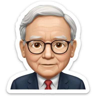 warren buffet sticker
