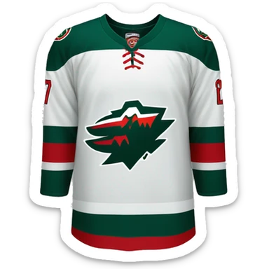Minnesota wild hockey jersey  sticker