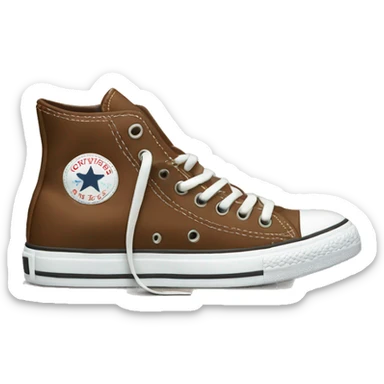 Brown converse  sticker