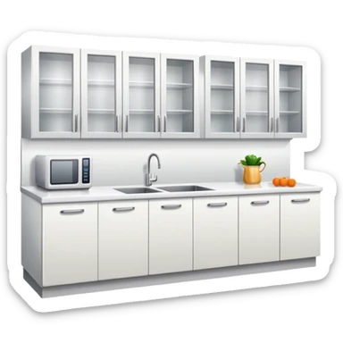 Clean counters kitchen sticker