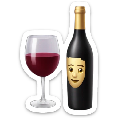 Copa de vino sticker