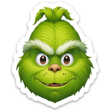 Grinch sticker