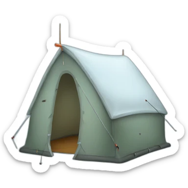ice fishing tent sticker