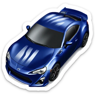   Giant dark blue rc car Scion FR-S  sticker