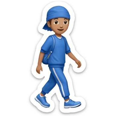 Crip walking sticker