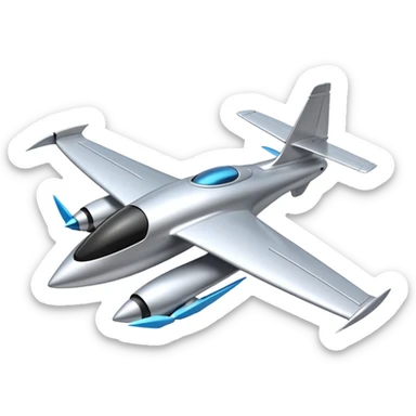 Propeller Craft – Small flying craft with spinning blades sticker
