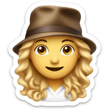 due ragazze con l cappello da laurea che sorridono, una bionda con gli occhi celesti e l'altra mora con occhi marroni sticker