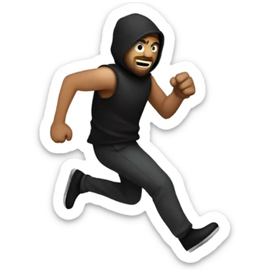 Thieves running  sticker