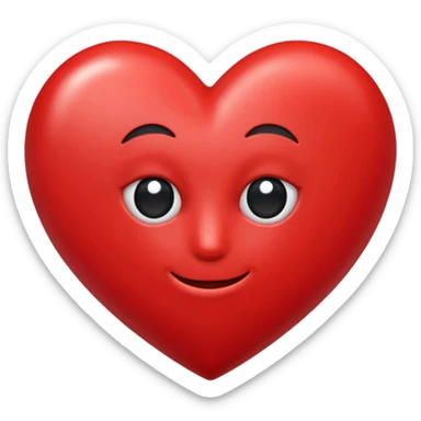 Cœur avec un M au milieu  sticker