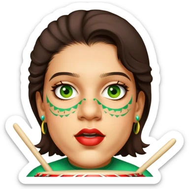 Festive Drummer sticker