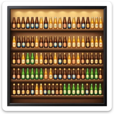 tienda de cervezas  sticker