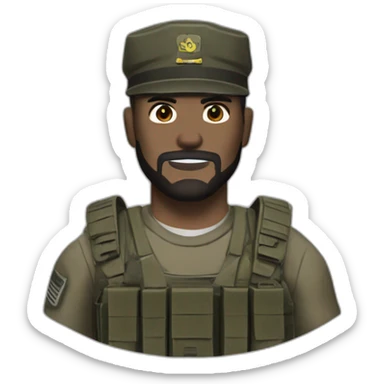 SOLDADO DE CALL OF DUTY WARZONE sticker