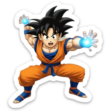 Goku kamehameha sticker
