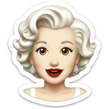 marylin monroe sticker