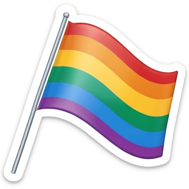 lesbian flag sticker