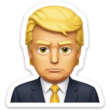 Simpson trump sticker