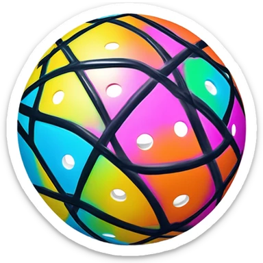 floor hockey ball sticker