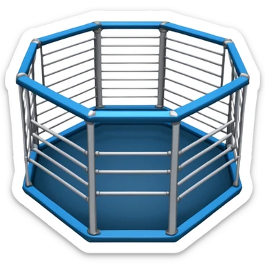 Create emoji the cage of ufc sticker