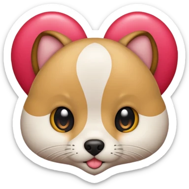 Pet Valentine sticker