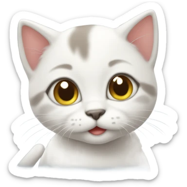 cute kitten sticker
