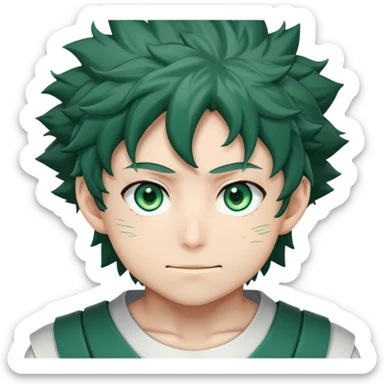 izuku midoriya sticker