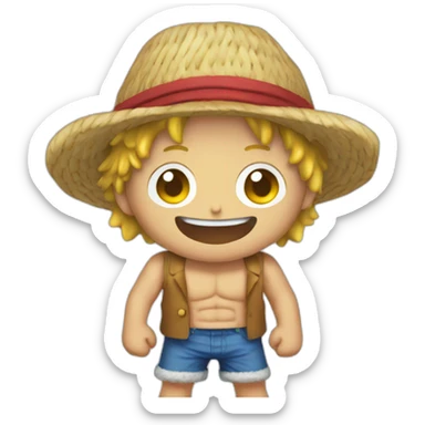 One piece avec un flinge sticker