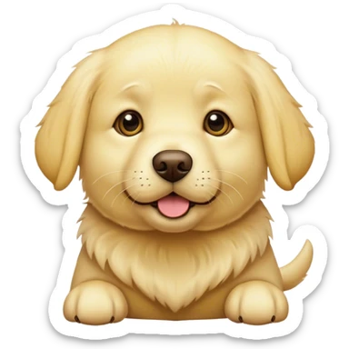 Yellow lab sticker