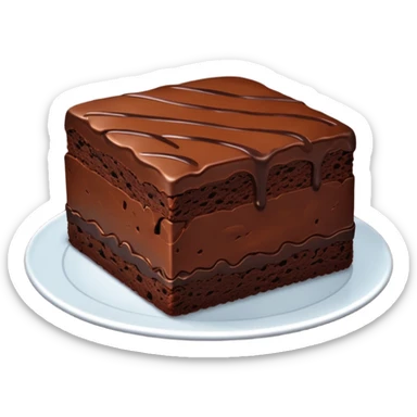 big Chocolate Brownie cake sticker