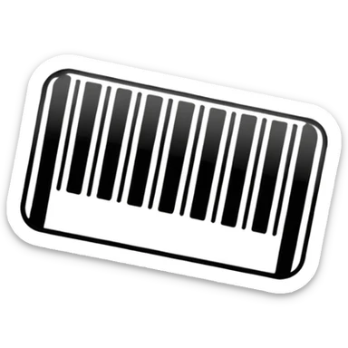 barcode icon sticker
